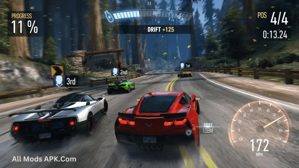 Features of Need for Speed No Limits Mod APK