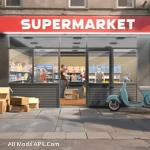 Supermarket Simulator MOD APK Logo